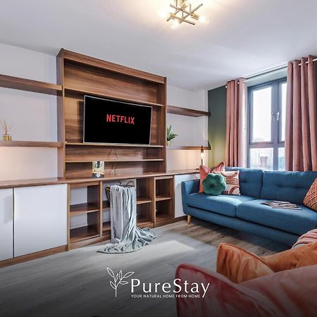 Stunning Five Bedroom Manchester House With Free Parking By Purestay Short Lets & Serviced Accommodation Zewnętrze zdjęcie