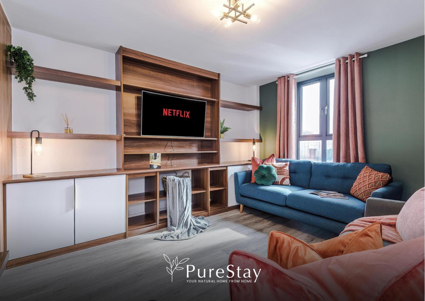 Stunning Five Bedroom Manchester House With Free Parking By Purestay Short Lets & Serviced Accommodation Zewnętrze zdjęcie